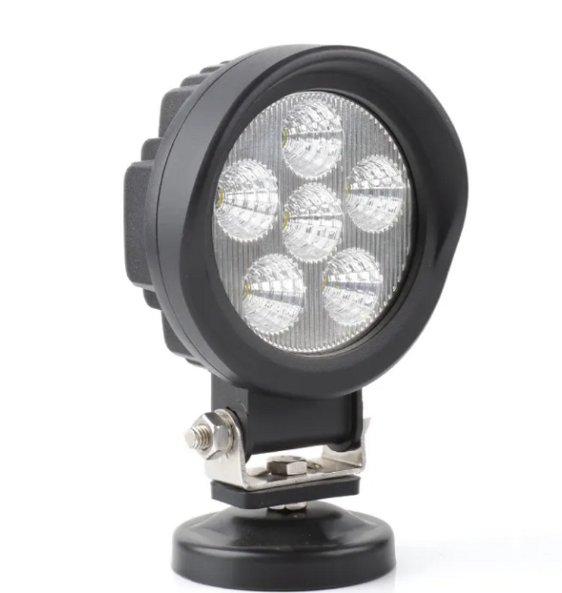  PSCH30W (PSCH50S) 30W-led off-road vehicle round floodlight LED driving fog light Dechi DT-2 forklift RGB daytime driving light Tow truck lighting _voghion.com