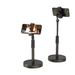 Adjustable Multi-Angle Phone Stand For Live Streaming, Desk Mount With Secure Clamp, Foldable & Portable For Smartphones, Tablets, Online Classes_voghion.com