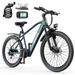 Bicicleta eléctrica Aairsk GT300 de 26 pulgadas con batería de litio de 36 V y 10 Ah y cambio Shimano de 7 velocidades._voghion.com