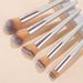 Makeup Brushes & Tools 10/14pcs/set Champagne Makeup Brush Set – Professional Wooden Handle Cosmetics Tools (Luxury & Complete)_voghion.com