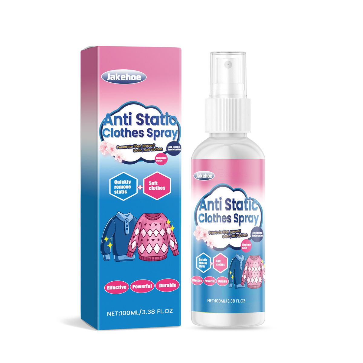 Clothes Anti-static Wrinkle Removal Spray Is Soft And Comfortable To Remove Clothes Wrinkles Smooth No Static Spray_voghion.com