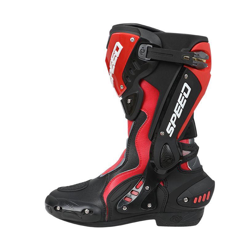 Motorcycle All-Season Anti-Slip Anti-Fall Riding Boots High-Top Road Shoes Rider Gear_voghion.com