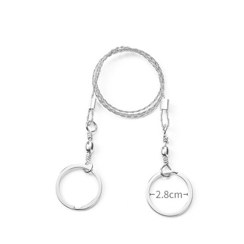 Portable camping curve rope chain outdoor survival tool, wire saw, pocket saw_voghion.com
