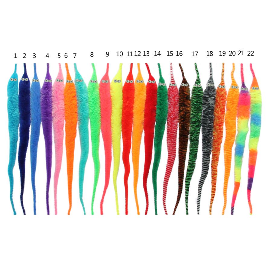 Lustige Katze Seepferdchen Raupe Nackt Haustier Spielzeug Magie Twisty Wurm_voghion.com