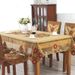 Toalha de mesa bordada estilo europeu, tecido transparente, toalha de mesa de chá, toalha de mesa, conjunto de bandeira de mesa_voghion.com