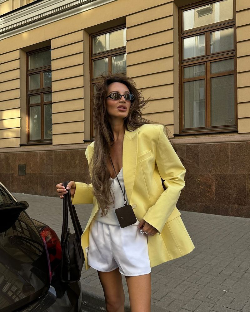 Vêtements pour femmes printemps nouveau doux frais ample grande taille veste de costume à poches plaquées hauts pour dames_voghion.com