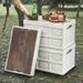 Outdoor camping storage box Foldable portable camping organizer Car trunk storage box_voghion.com
