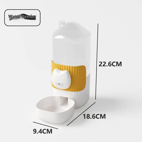 Tierspender, automatisches Fütterungsgerät mit großer Kapazität, hängende Käfigwasserflasche, Katzennapf, Hundenapf_voghion.com