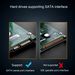 Cietais disks Universāla stabila pārraides saderība Datu krātuve USB3.0/Type-C 3.1 2,5 collu SATA ārējais HDD_voghion.com