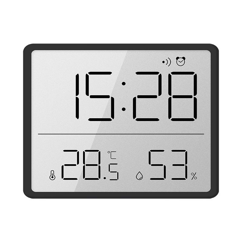 Budilke Tanka elektronska preprosta digitalna stenska večnamenska elektronska ura za merjenje temperature_voghion.com