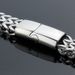 Trendy Titanium Stainless Steel Woven Double Row Front And Back Dragon Bone Magnetic Clasp Men's Bracelet Jewelry_voghion.com
