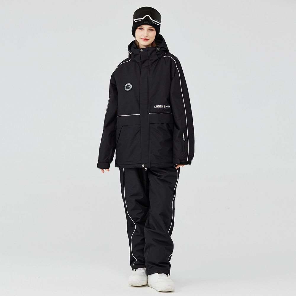 Men's Women's Winter Warm Thickened Jacket Pants Snowboard And Snow Ski Suit New Model_voghion.com