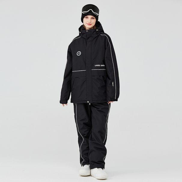 Men's Women's Winter Warm Thickened Jacket Pants Snowboard And Snow Ski Suit New Model_voghion.com