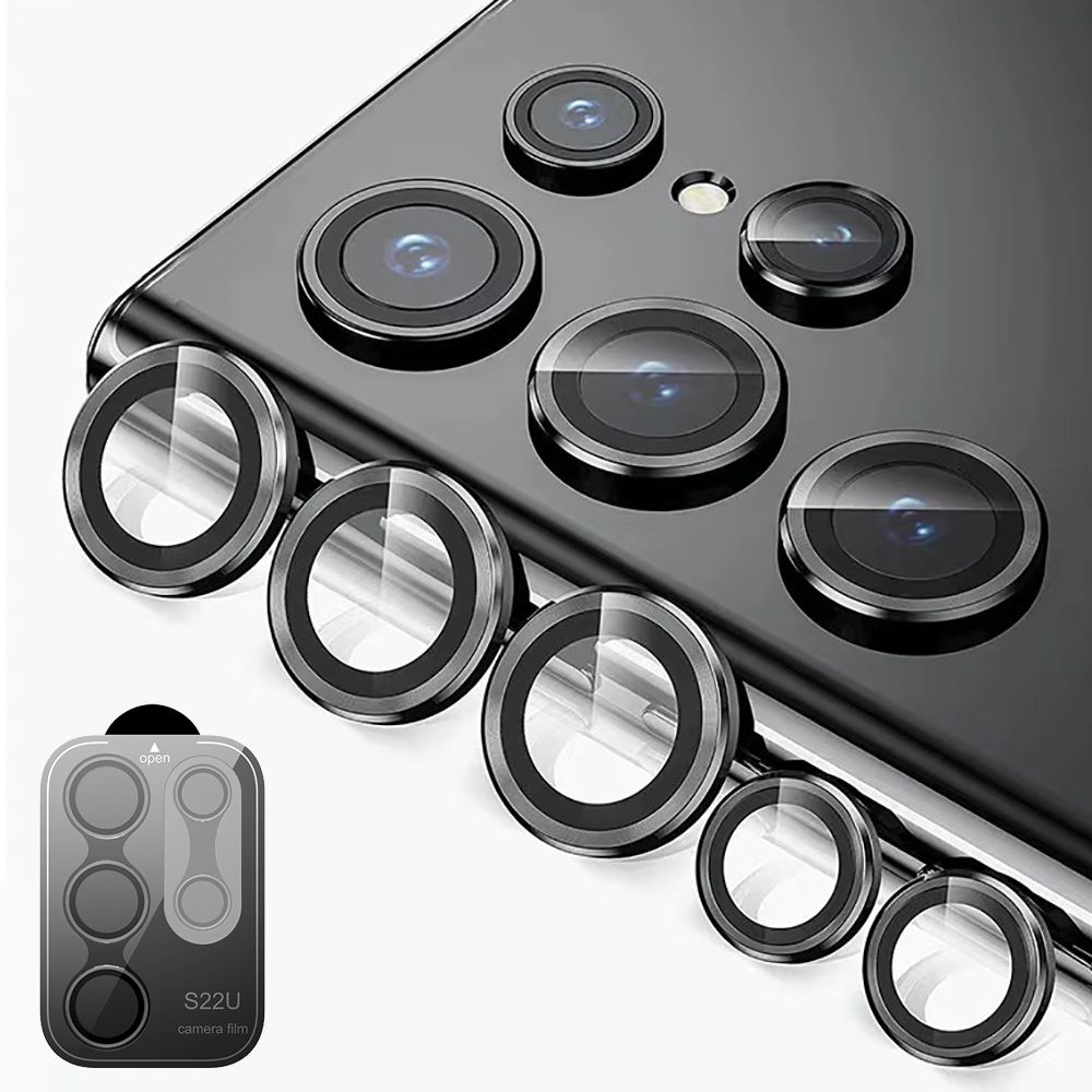Kameras objektīva aizsargs Samsung Galaxy S24 Ultra S23 Ultra S22 Ultra S24 Plus S24Ultra S23Ultra aizsargājošs rūdīts stikls_voghion.com