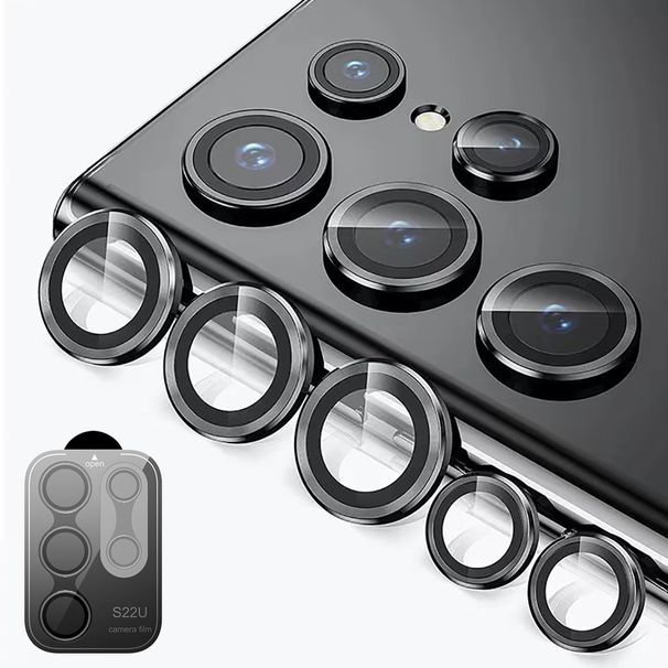 Kameras objektīva aizsargs Samsung Galaxy S24 Ultra S23 Ultra S22 Ultra S24 Plus S24Ultra S23Ultra aizsargājošs rūdīts stikls_voghion.com