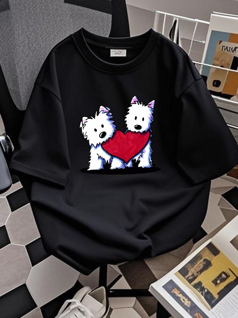 Sacs à main Westie Terrier chaleureux, sac de courses portable, grande capacité, vêtements de créateur confortables, mode graphique, unisexe, polyvalent, extensible_voghion.com