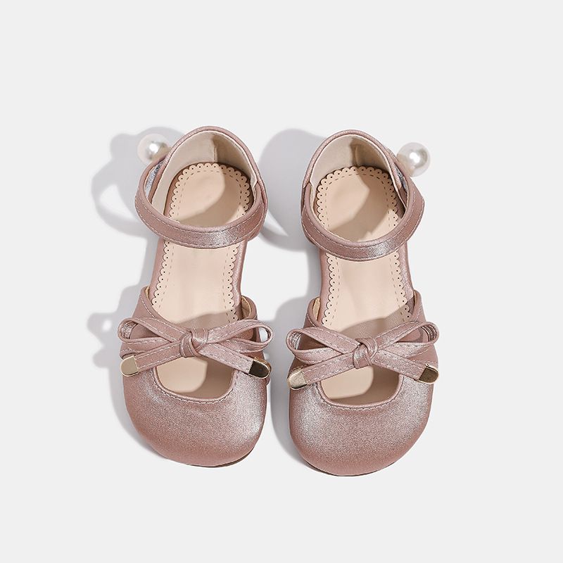 Kids’ Shoes Children's Bow Girls Sandals Princess Shoes Usually Wear Baby Summer Soft Bottom Leather Shoes New Summer Children's Shoes_voghion.com