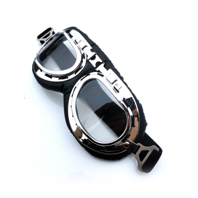 Cycling Eyewear Prince Helmet Goggles Retro Style Motorcycle Goggles Electric Car Windproof Helmet Riding Glasses_voghion.com