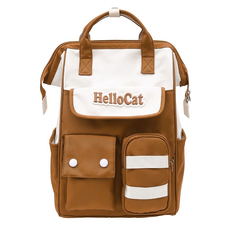 GUIYU Stylish Backpack For Teens - Large Capacity Nylon School Bag With Padded Straps, Lightweight & Spacious_voghion.com