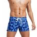 Men's Low-Rise Drawstring Swim Trunks - Quick-Dry & Lightweight For Beach & Pool (Stylish Printed Board Shorts)_voghion.com