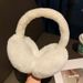 Paraorecchie in peluche bianco da donna, invernali, carini, caldi, antigelo, caldi, copriorecchie, protezione per le orecchie, paraorecchie versatili_voghion.com