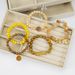 Bohemian Stacking Style Natursteen Kristall Bud Gravel Multi String Bracelet_voghion.com