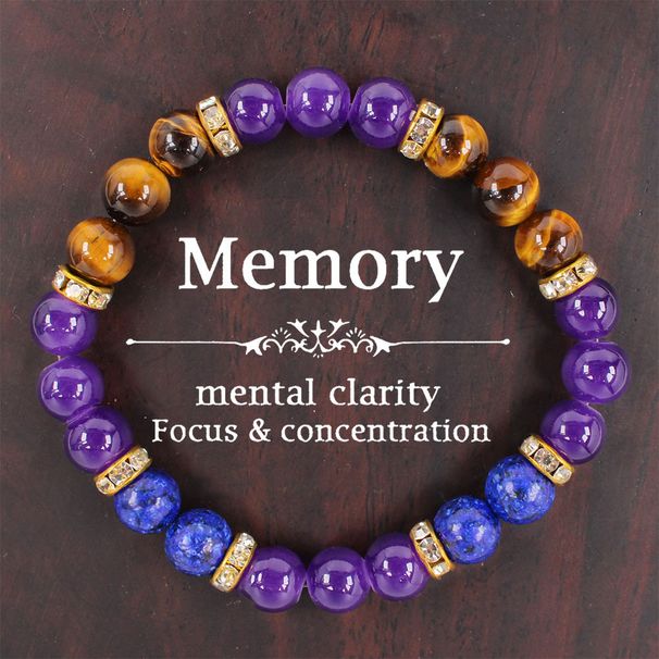 Xiyin TK Doğal Mor Ejderha Taşı Boncuklu Bileklik Sıcak_voghion.com