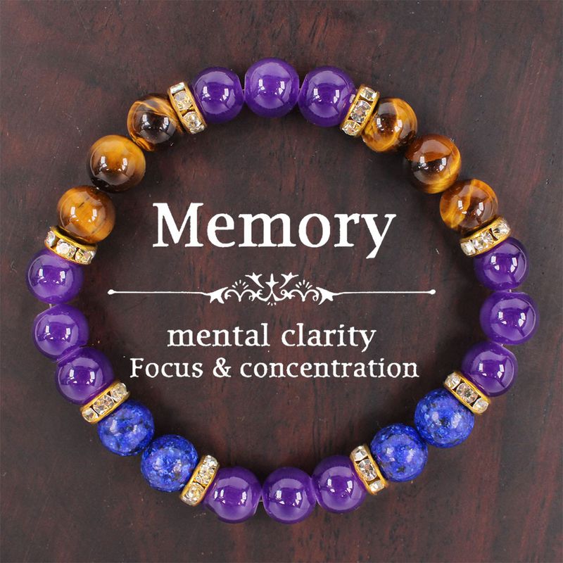 Xiyin TK Natürliche Lila Drachen Stein Perlen Armband Heißer_voghion.com