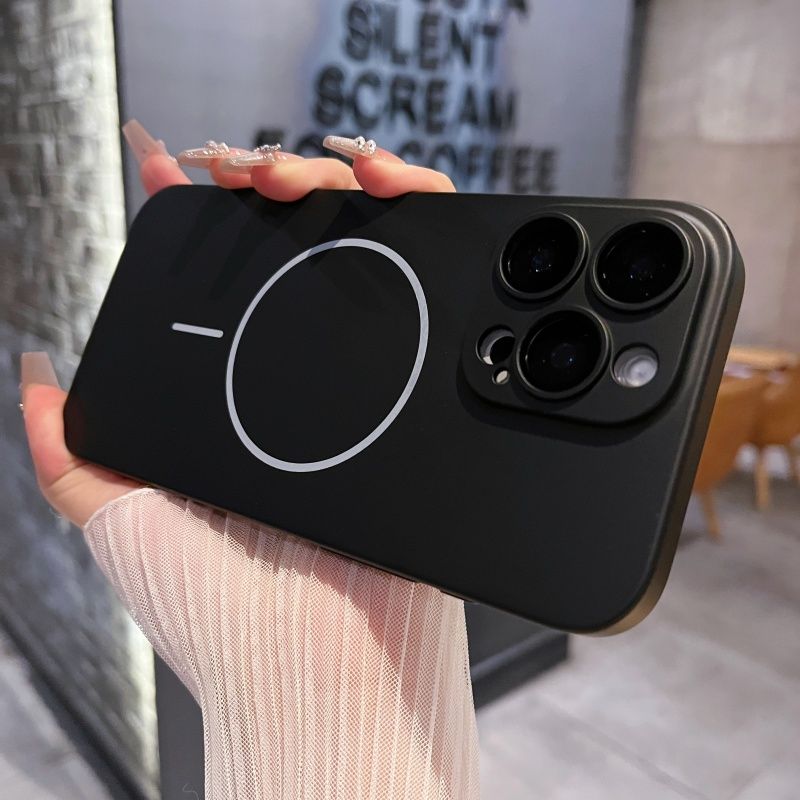 New Matte Wireless Charging Magnetic For Case For IPhone 16 15 14 13 12 11 Pro Max X XR XS Max Shockproof PC Cover_voghion.com