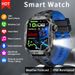Smartwatch For Men & Teens - 21-Day Battery, Bluetooth Calls, Touchscreen, Heart Rate Monitor, Waterproof Fiess Tracker_voghion.com
