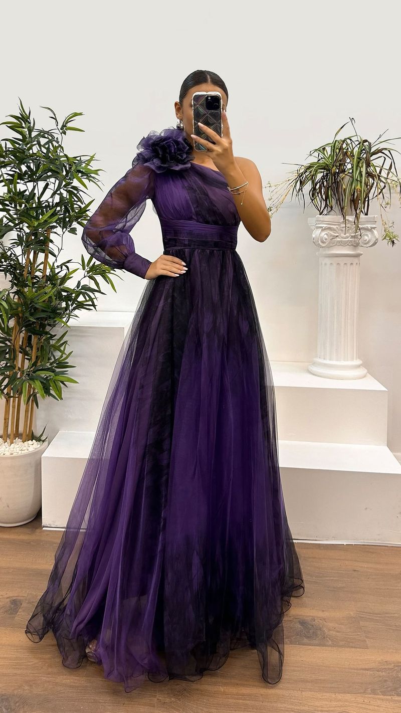 Robe de soirée imprimée en maille à épaules dénudées pour femme_voghion.com