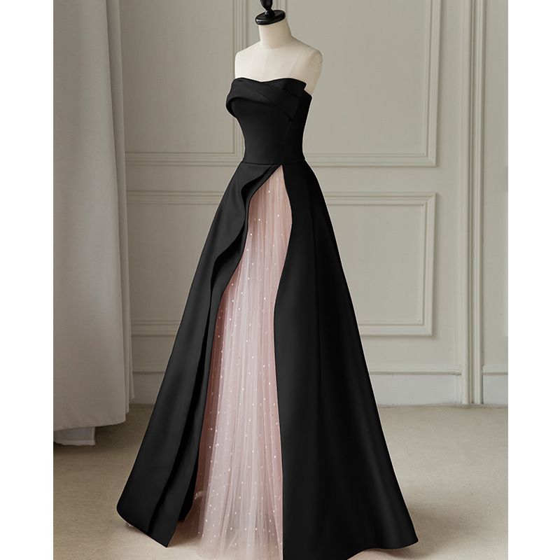 Dameskleding Roze tube top avondjurk nieuwe bruid verloving bruiloft toastjurk_voghion.com