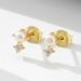 S925 sterling silver diamond natural pearl earrings for women light luxury simple personality fashion small ear bone stud earrings_voghion.com