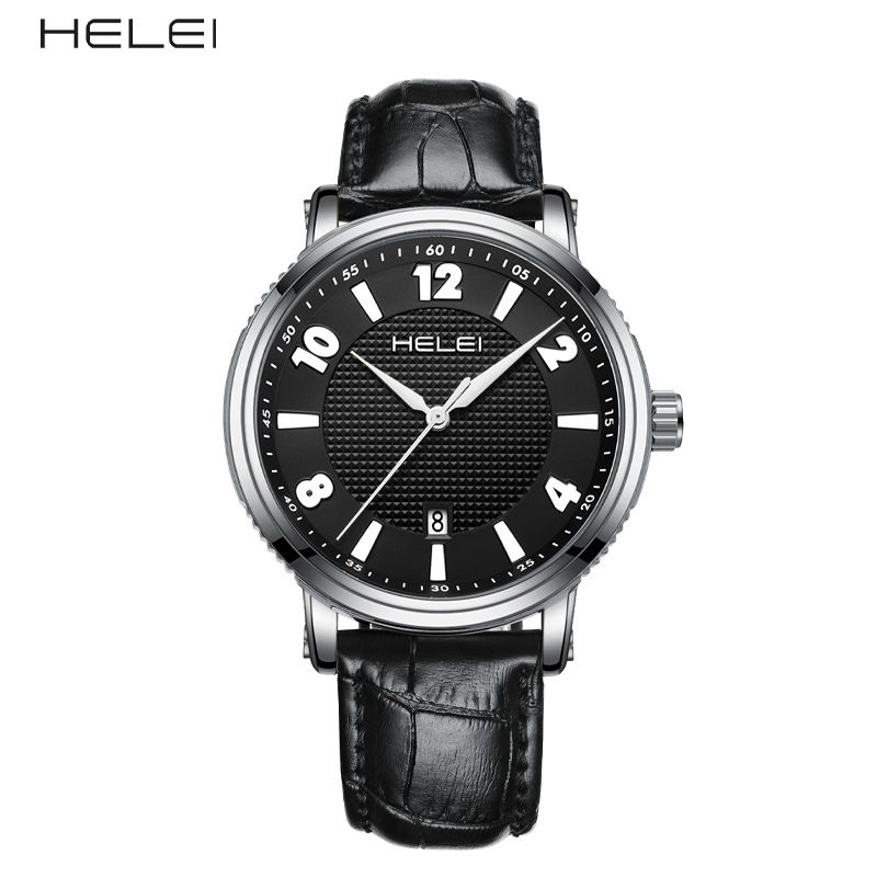 Factory Direct Hot Men's Watch Exquisite Dial Waterproof Single Calendar Quartz Watch Non Mechanical Watch_voghion.com