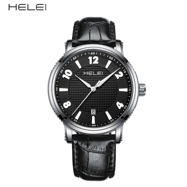 Factory Direct Hot Men's Watch Exquisite Dial Waterproof Single Calendar Quartz Watch Non Mechanical Watch_voghion.com