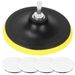 Polishing Buffing Set Mop Plush Wheels Polisher With 6in For 5Pcs Screw Pads Adapter Buffing Car Waxing Drill Car Drill M14_voghion.com