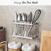 3-Section Cutlery Holder - Rustproof Drying Rack_voghion.com