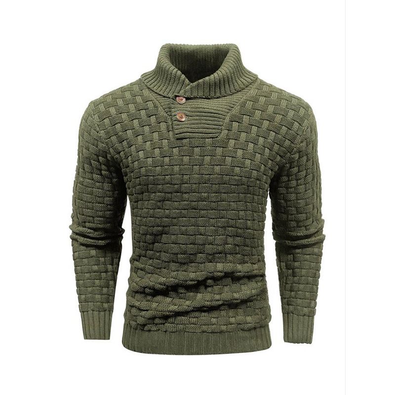 Pull tricoté à la mode 2024, pull slim à col rond, vêtements pour hommes_voghion.com