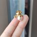 Hot Style Temperament Bee Pearl Button Brooch Advanced Temperament Women's Small Scarf Button Fixed Clothes Pin_voghion.com