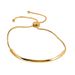 Fashion commuting irregular c shaped bracelet women line copper plated real gold bracelet women_voghion.com