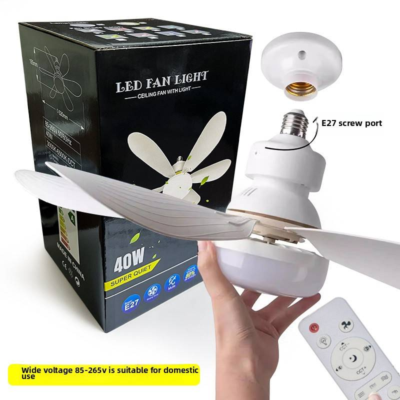 Smart Ceiling Fan With Led Light - 2-In-1 Remote Control Ultra Quiet 3 Speed Adjustable Easy Installation For Bedroom/Living Room​_voghion.com