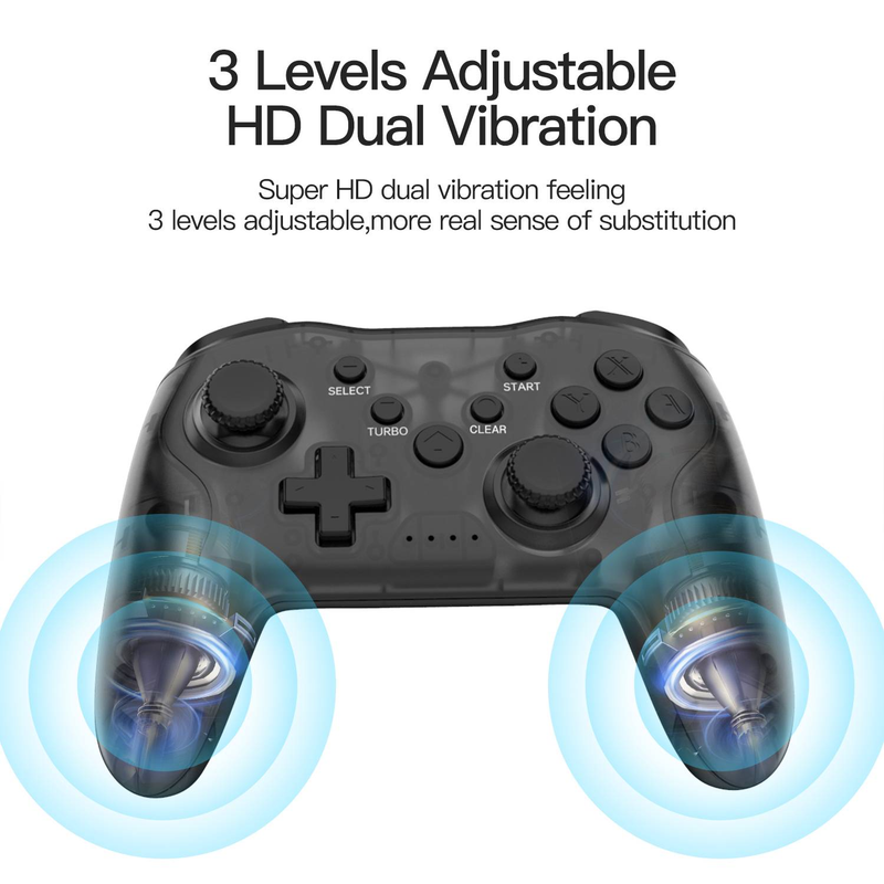 Wireless Gamepad, Controller, For Switch, App Control Wireless, Dual Motor Vibration_voghion.com
