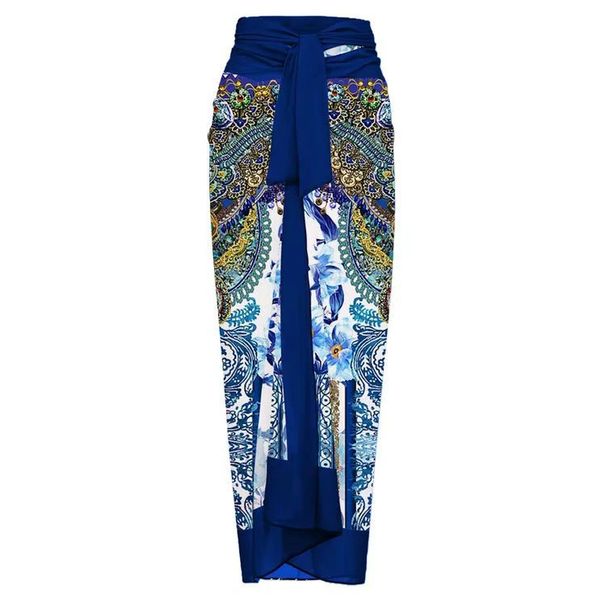 Damenbekleidung Einteiliger konservativer bauchbedeckender Strand-Badeanzug für heiße Quellen Dreiteiliger Retro-Bikini_voghion.com