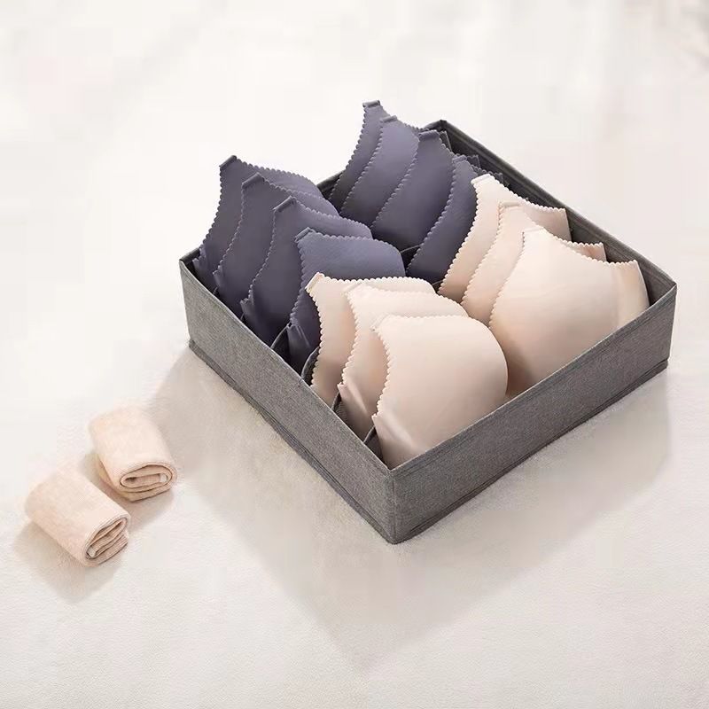 ​Foldable Fabric Drawer Organizer - Multi-Compartment Storage Box For Socks Underwear Baby Clothes & Ties (Breathable & Space-Saving Design)​_voghion.com