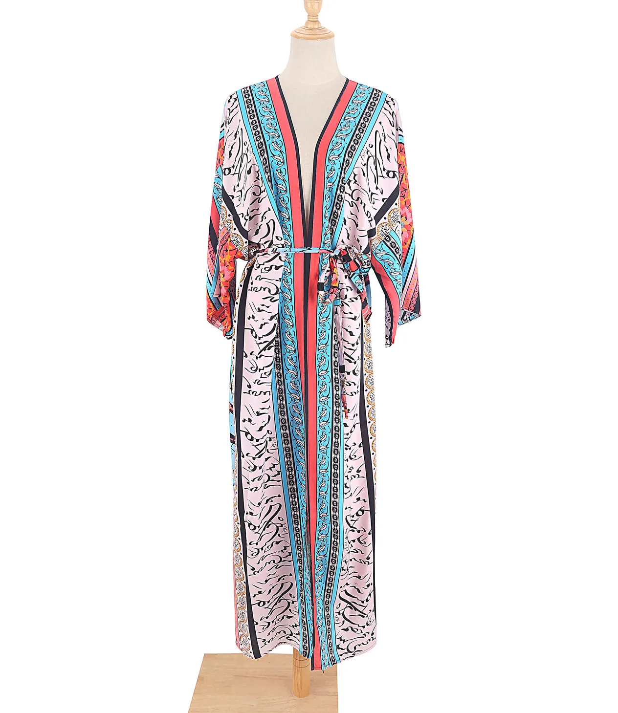 Women's Clothing Cotton Printed Cardigan Beach Skirt Bikini Shirt Swimsuit Outer Wear Sunscreen Clothing Seaside Holiday Skirt_voghion.com