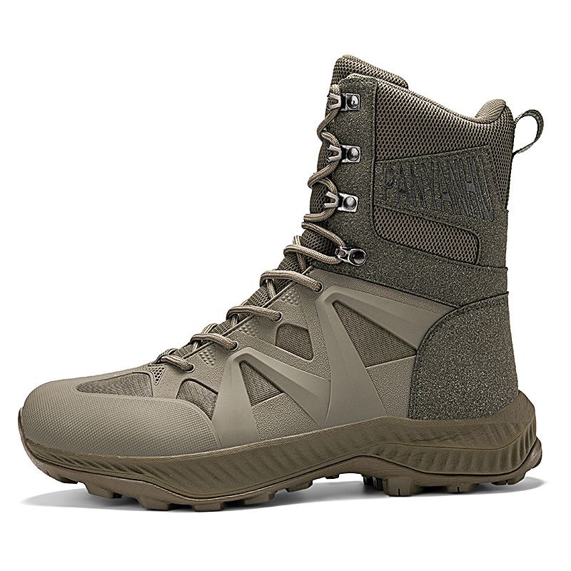 Combat Boots Fans Tactical Boots Men's Outdoor Mountaineering High Top Men's Boots Combat Training Boots_voghion.com