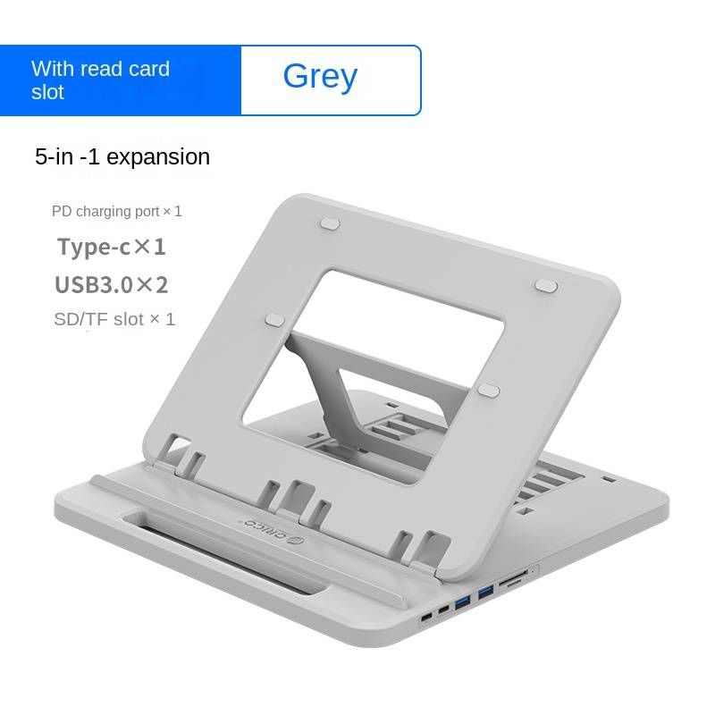 Soporte para computadora portátil Estación de acoplamiento tipo C Adaptador USB expandible Soporte para computadora de escritorio_voghion.com