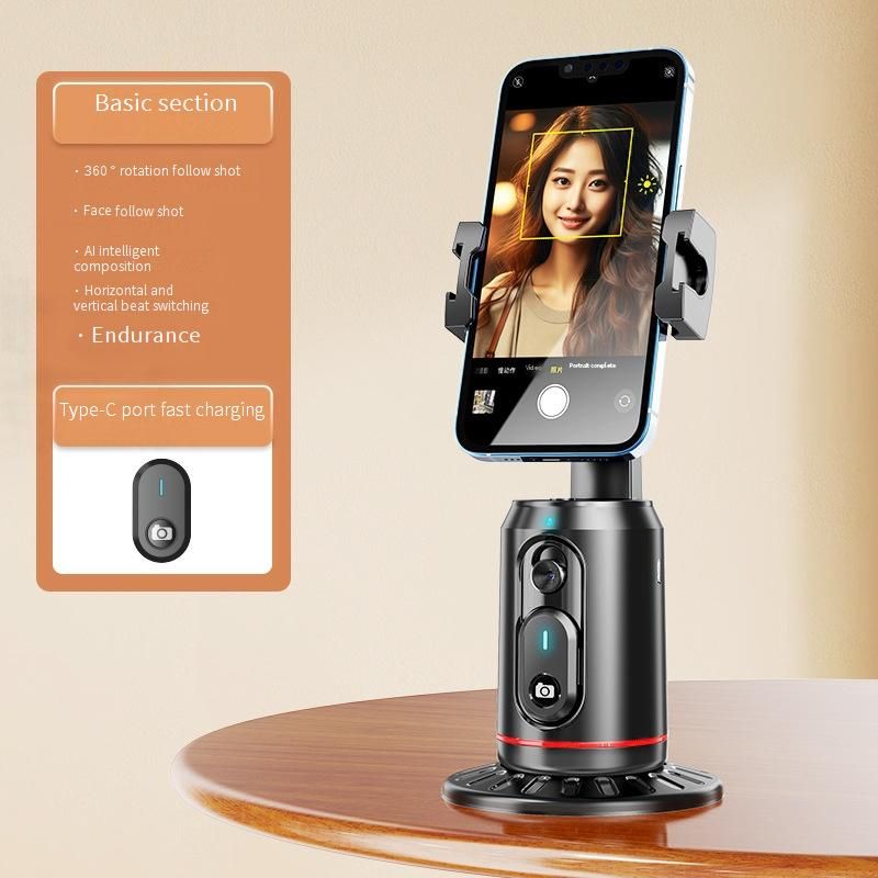 Unterhaltungselektronik Smart AI Gesichtserkennung Handy-Gimbal, Douyin Live Selfie Artefakt, Panorama-Follow-Up Anti Shake_voghion.com