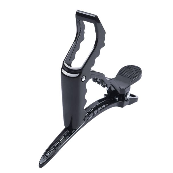 Hair Clip Comfortable Anti-Slip Lightweight Black Hair Clips Sectioning Accessories for Salon_voghion.com