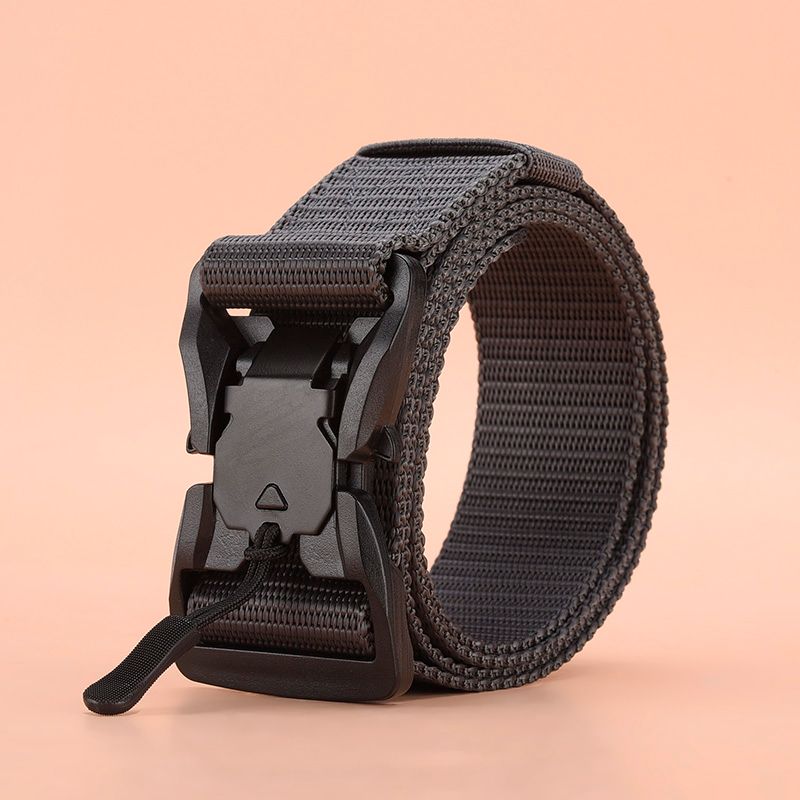 HOT Magnetic Buckle Quick Release Bes Casual Imitated Nylon Men's Trousers Bel Mui Functional Outdoor Sports Tactical_voghion.com